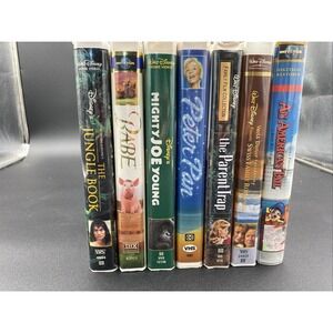 walt disney  classics vhs lot 7 Classic‎ Walt Disney Classics And More